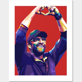 jurgen klopp wpap style Posters and Art